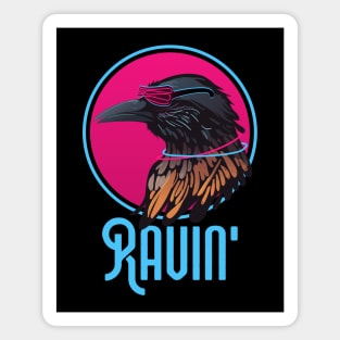 Raving Raven Wingspan Bird Watching Magnet